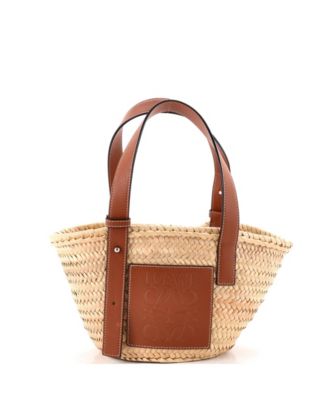 Small Basket Tote Raffia