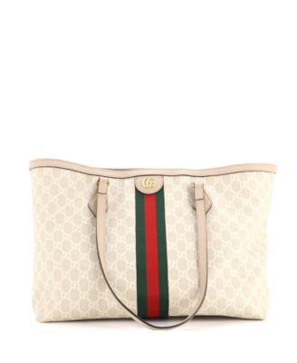 Medium Ophidia Shopping Tote GG Coated Canvas