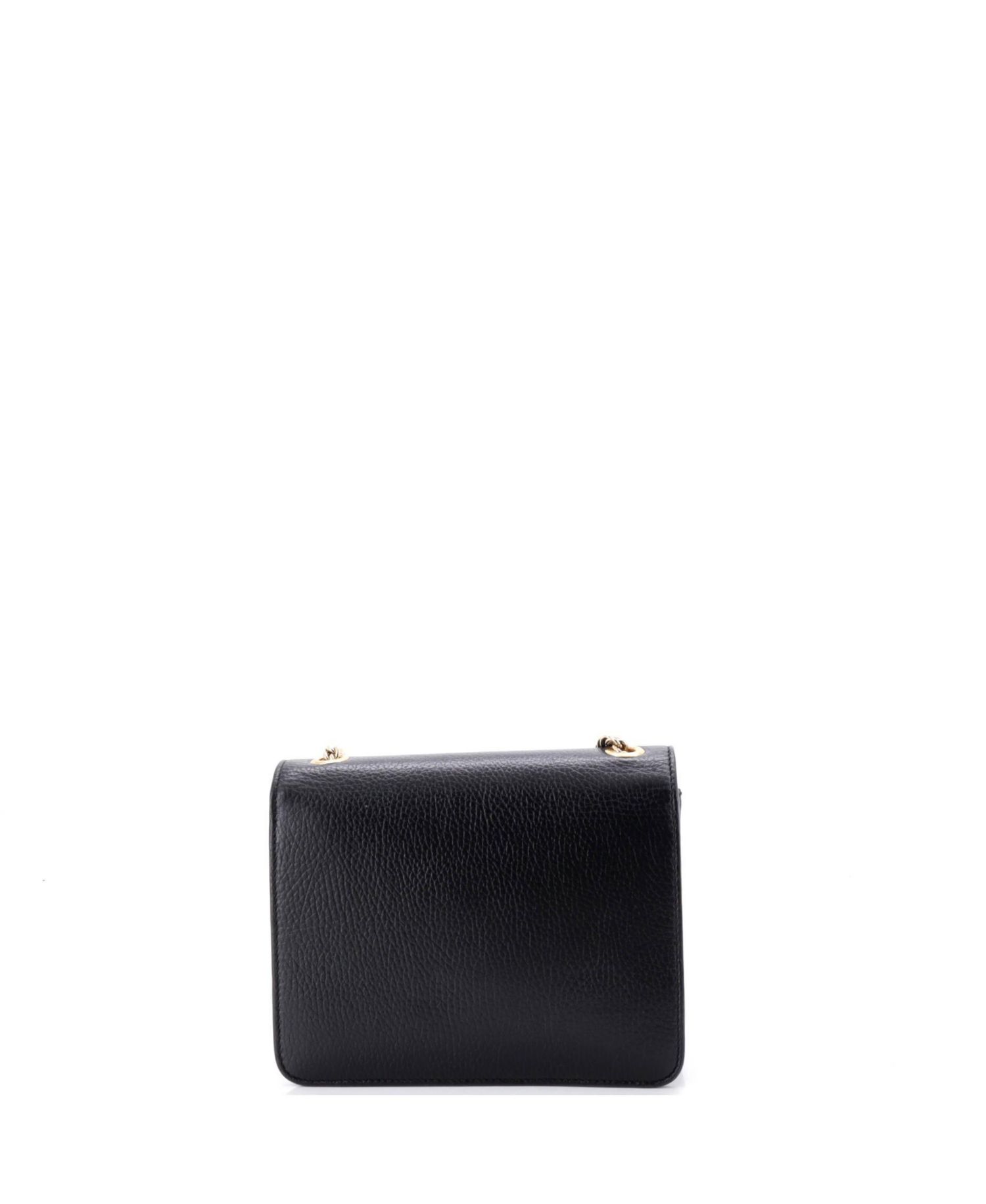 Small Interlocking Shoulder Bag Leather