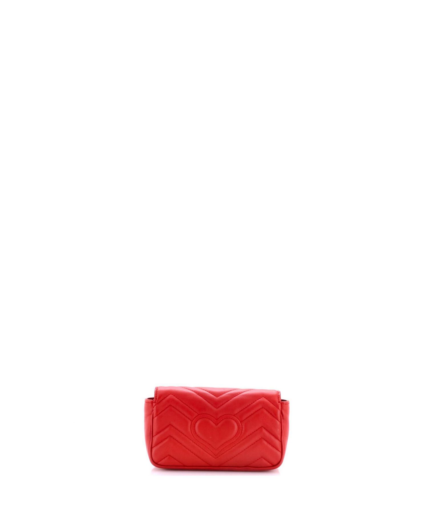 Super Mini GG Marmont Flap Bag Matelasse Leather