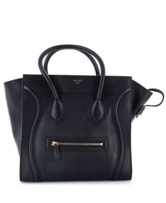 Mini Luggage Bag Smooth Leather