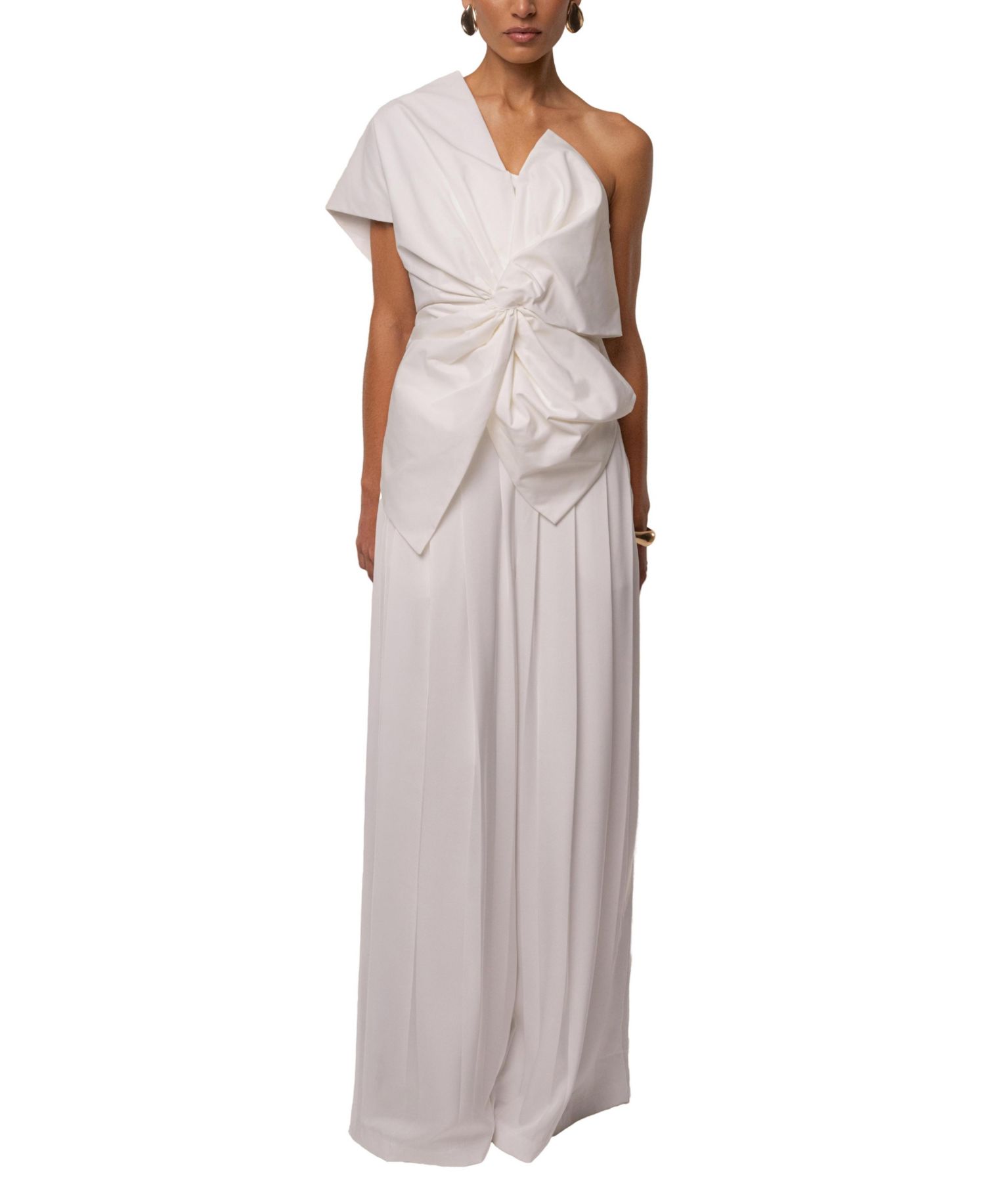 Women's Clara Wide Leg Pleated Trousers