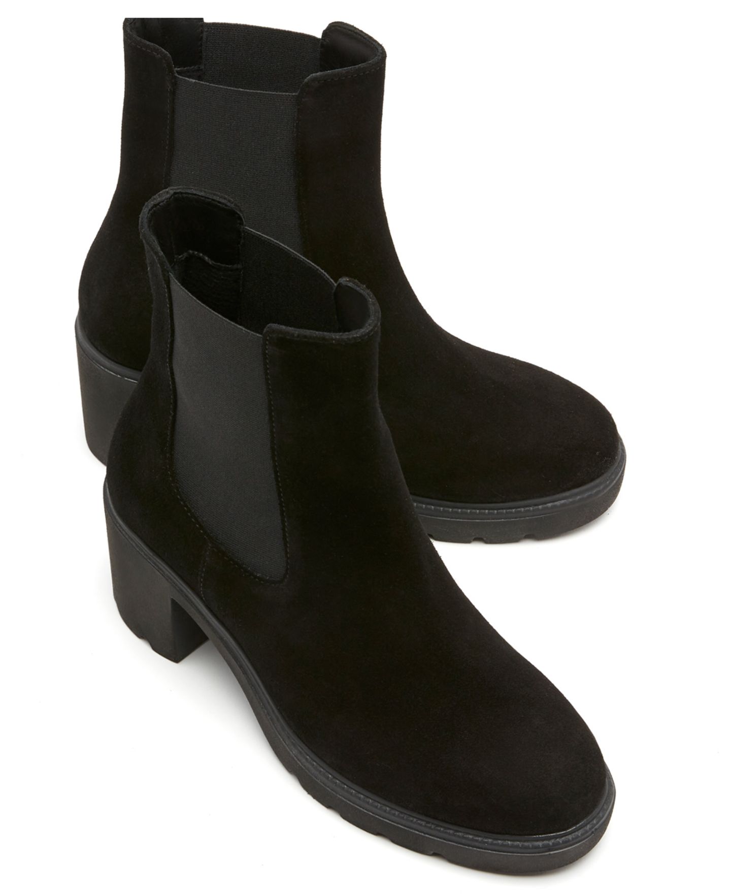 Женские ботинки La Canadienne Ambitious City Dry Suede Pull-On Booties, цвет: Чёрный — фото 4