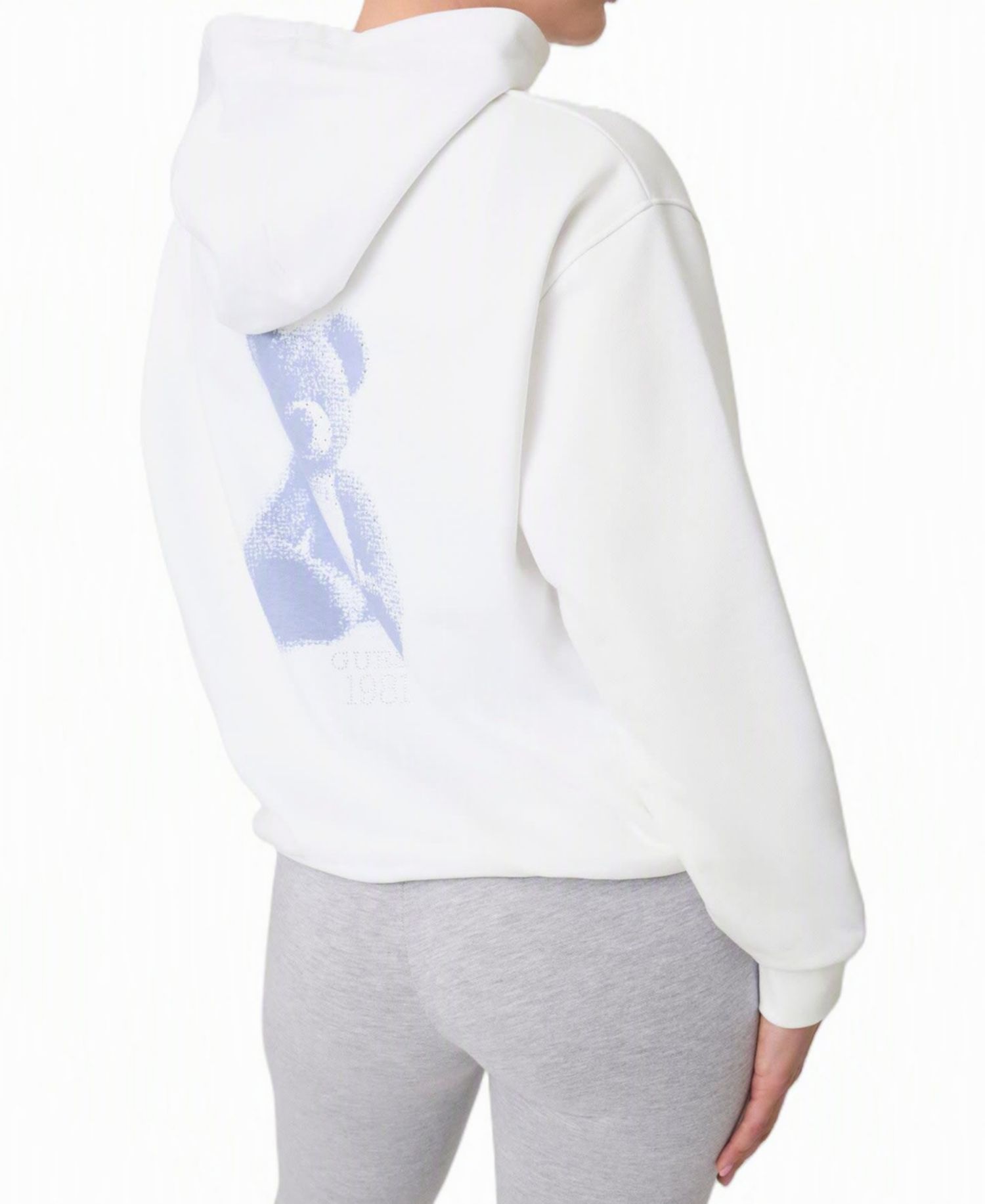 Women's Bear Hoodie Graphic Rhinestone