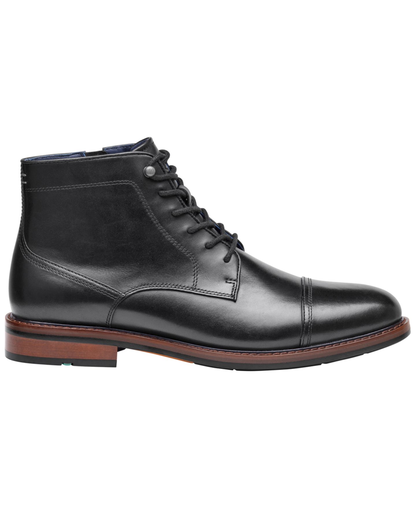 Мужские ботинки Johnston & Murphy Daylen Cap-Toe Dress Boots, цвет: Чёрный — фото 2