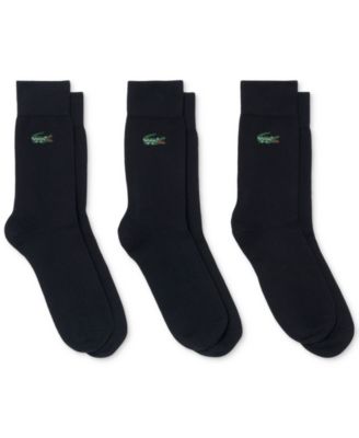 Men's & Women's Ribbed-Cuff Crew Socks, 3-Pack