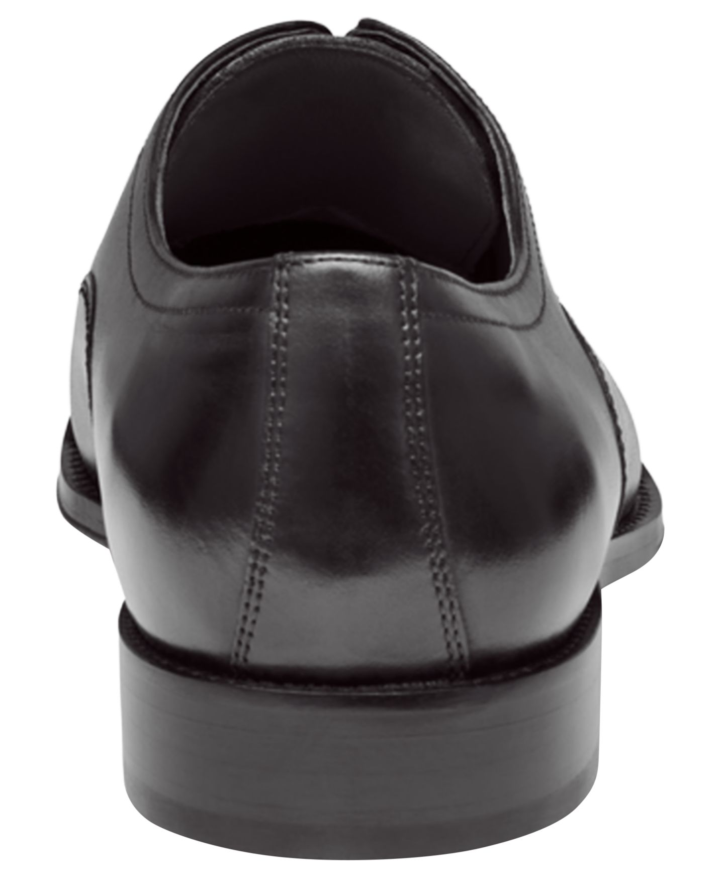 Мужские туфли Johnston & Murphy Anderson Cap-Toe Dress Shoes, цвет: Чёрный — фото 3