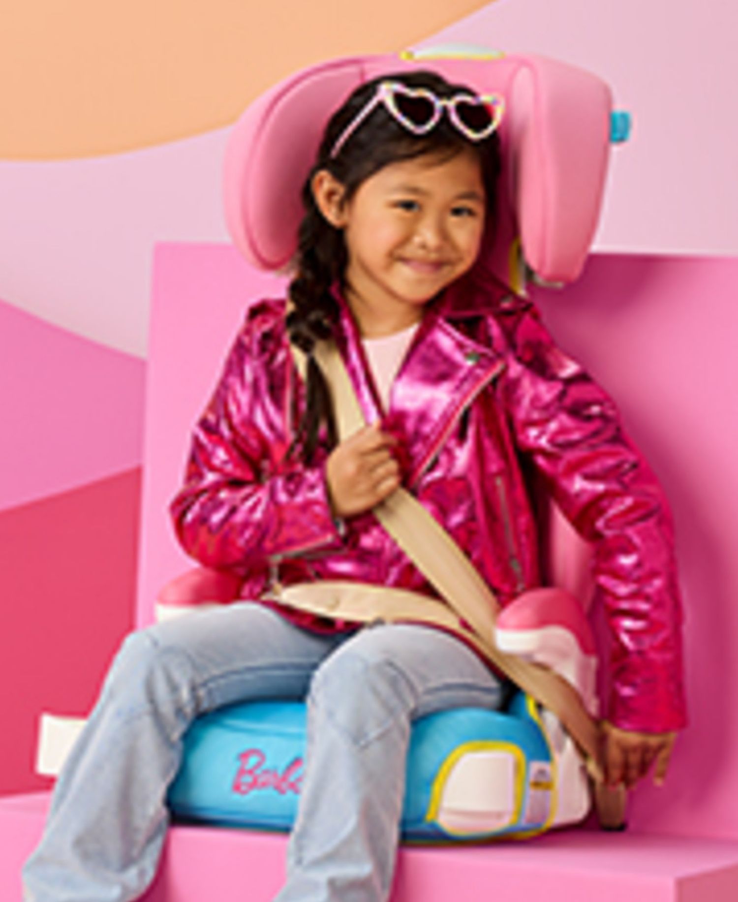 Baby Girls' Barbie Turbobooster 2.0 Highback Booster Seat