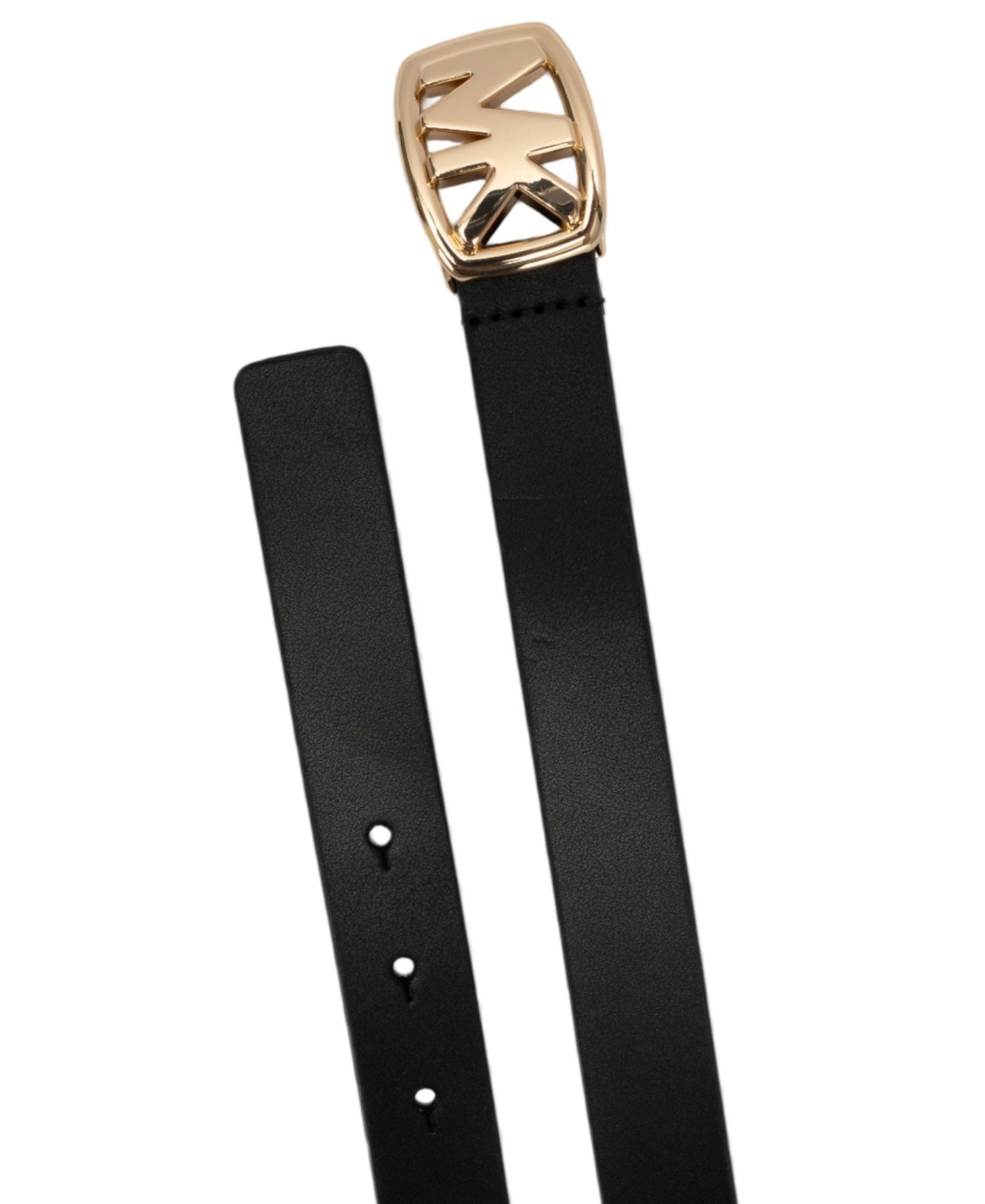 MICHAEL MK Buckle Leather Belt