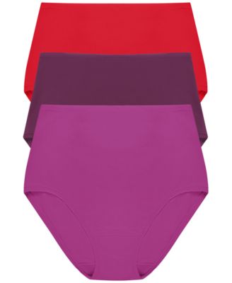 Women's 3-Pack. Bliss Bare Cotton High-Waist Brief Underwear 778346MP
