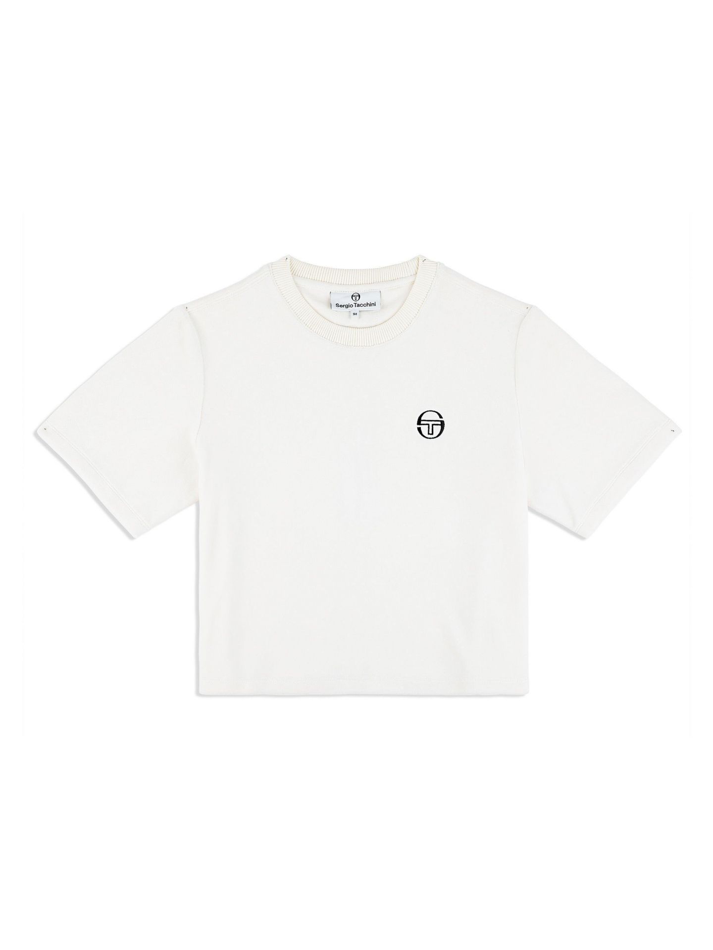 Женская футболка Sergio Tacchini Adele Velour Crewneck, цвет: Gardenia — фото 3