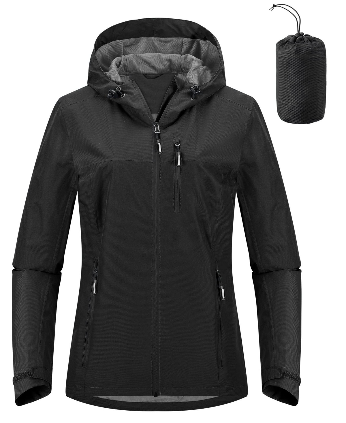 Piscifun Women's Waterproof Packable Hooded Jacket