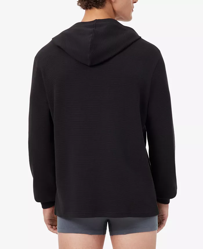 Men's Sleep Waffle-Knit Graphic Hoodie - thumbnail 8
