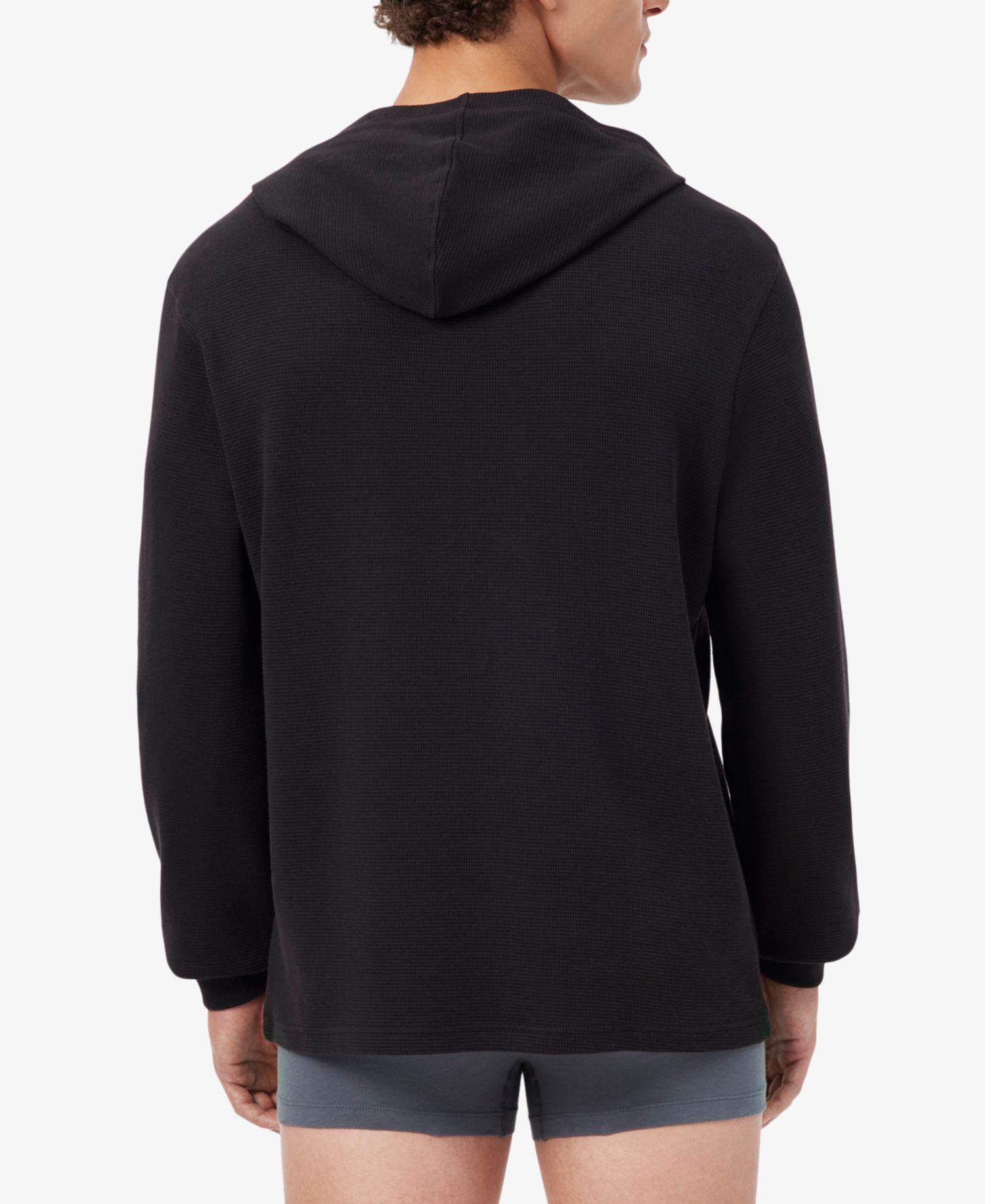 Men's Sleep Waffle-Knit Graphic Hoodie