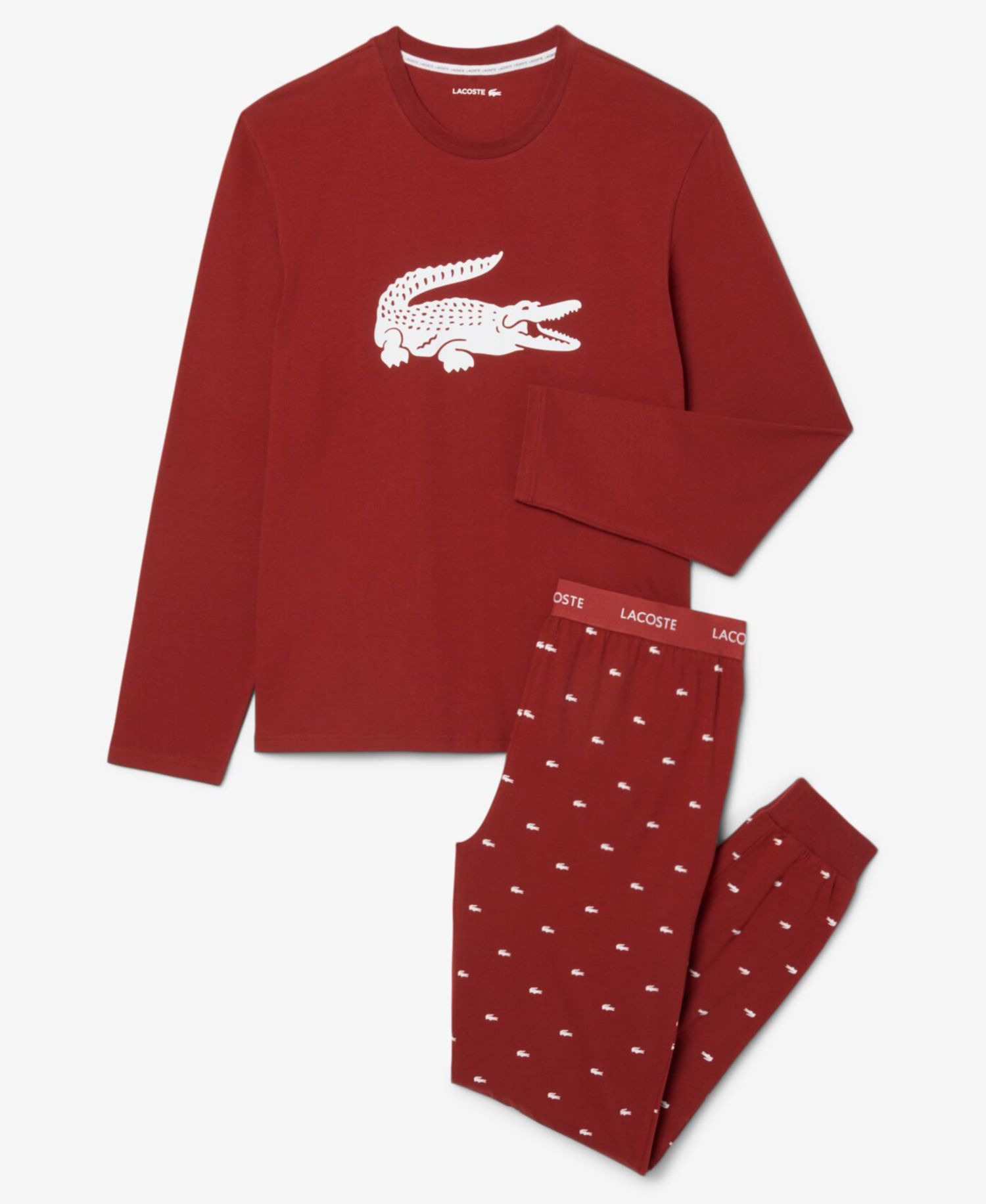 Men's Crewneck Jersey Pajama, 2-Piece Set
