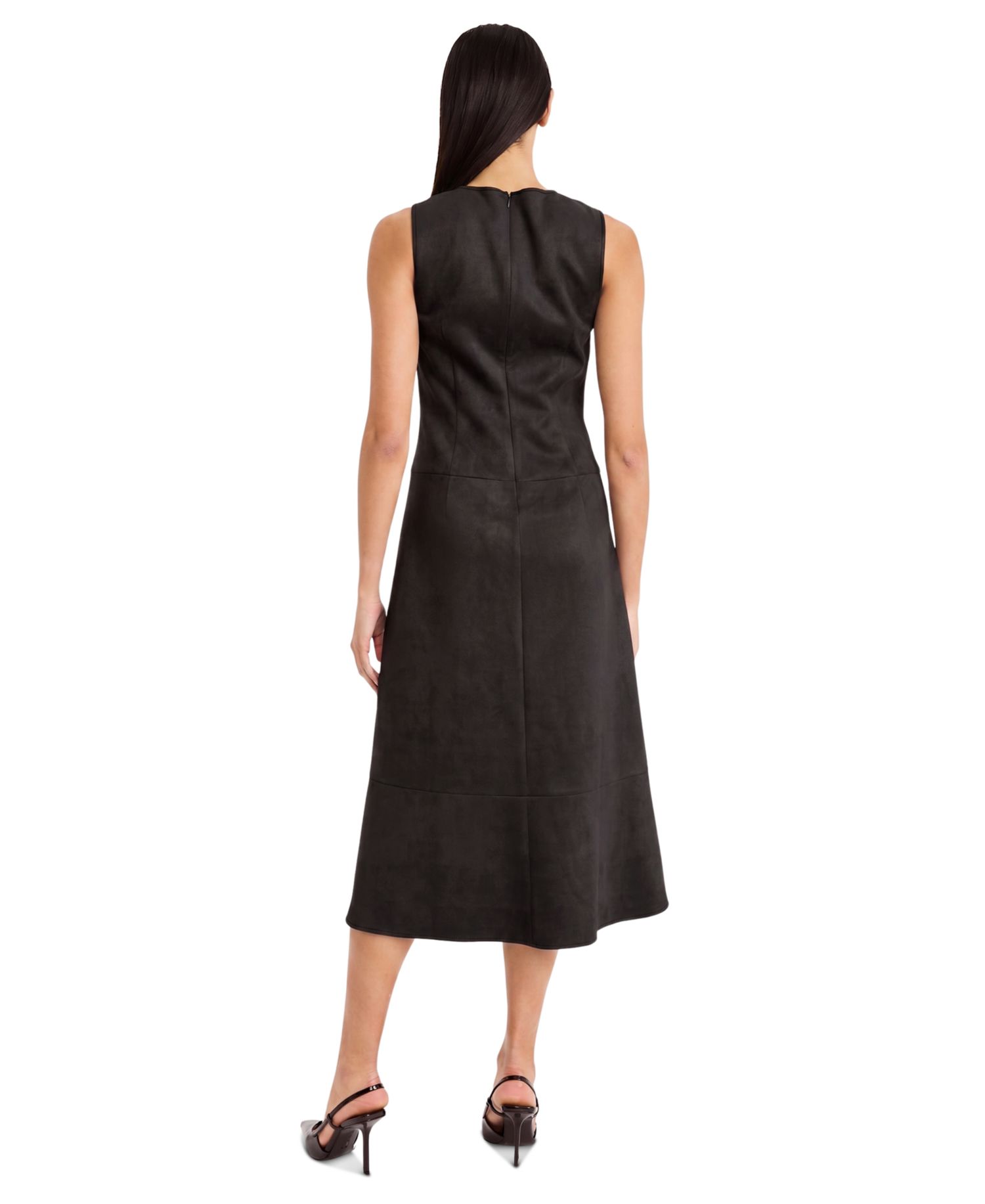 Women's A-Line Sleeveless Midi Dress