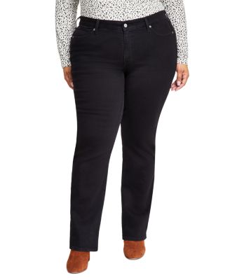Trendy Plus Size Classic Straight Leg Jeans
