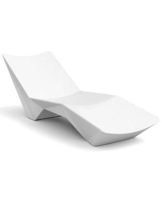 Ergonomic Pool Chaise Lounger with S-Shaped Design and Weighted Base