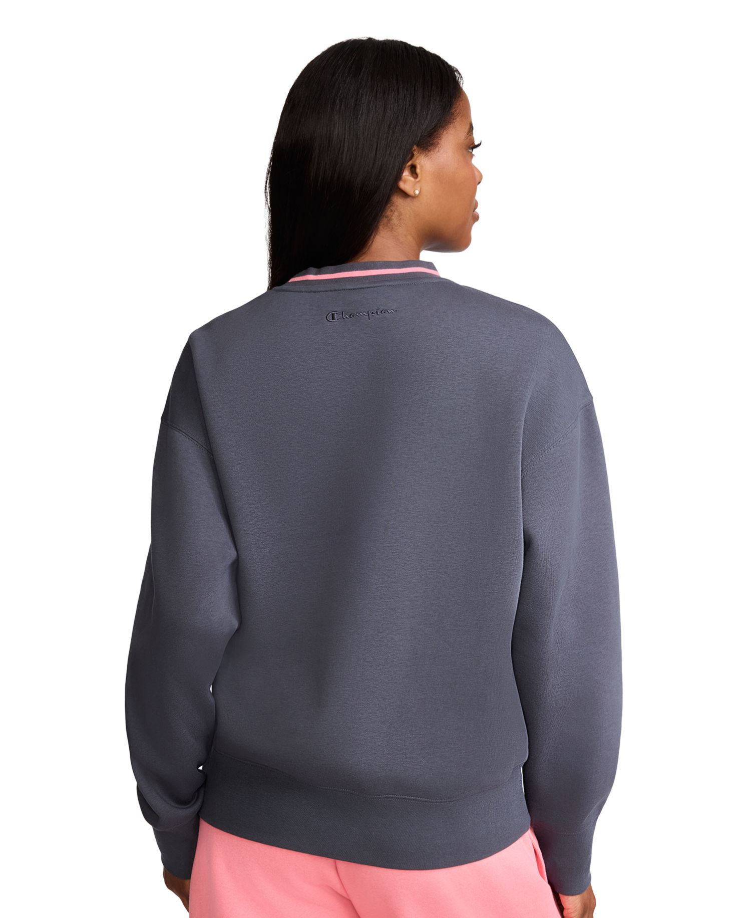 Women's Crew W C Patch Long-Sleeve Chenille Sweatshirt
