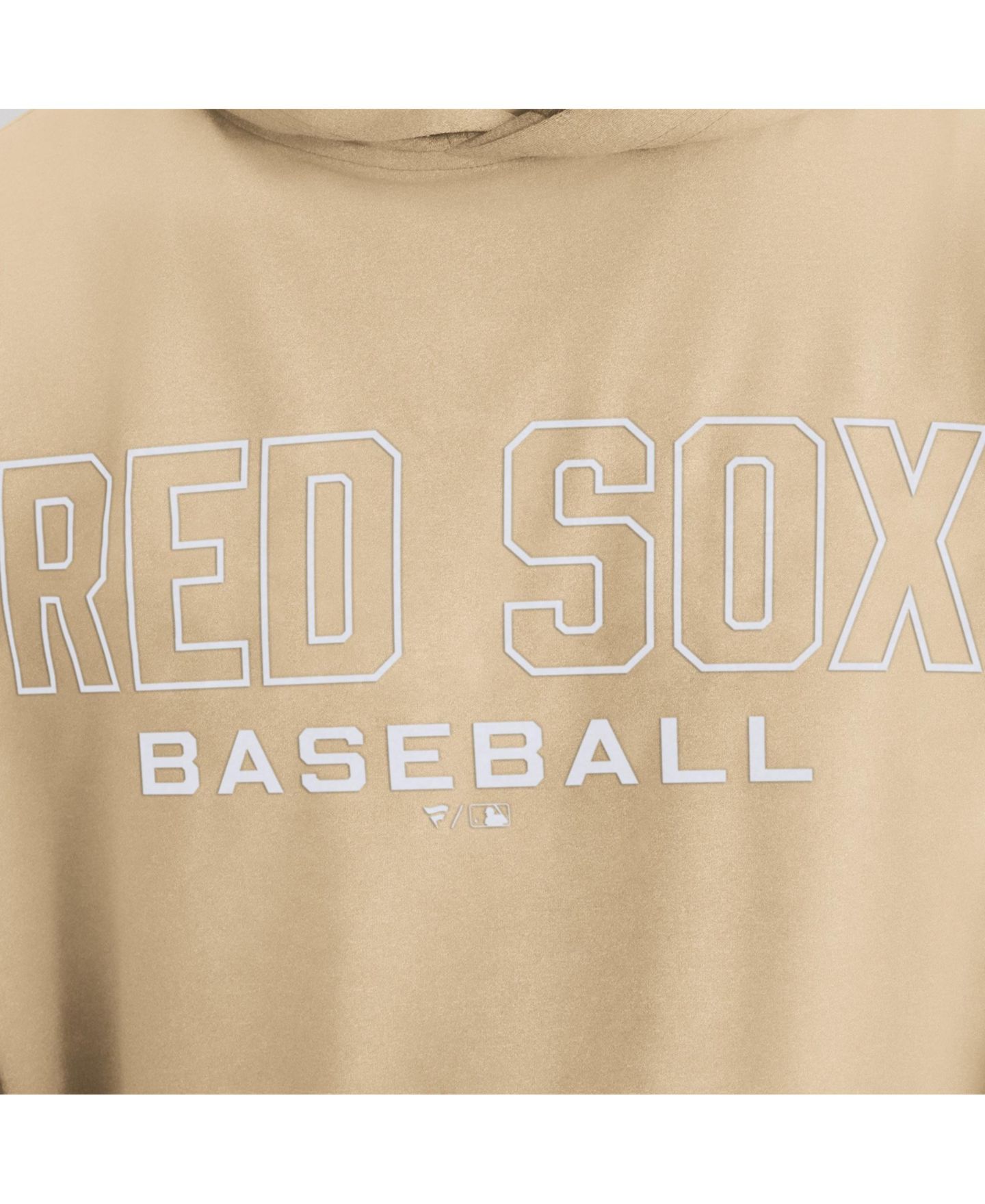 Мужская футболка Fanatics Khaki Boston Red Sox Clutch Long Sleeve Hooded — фото 3