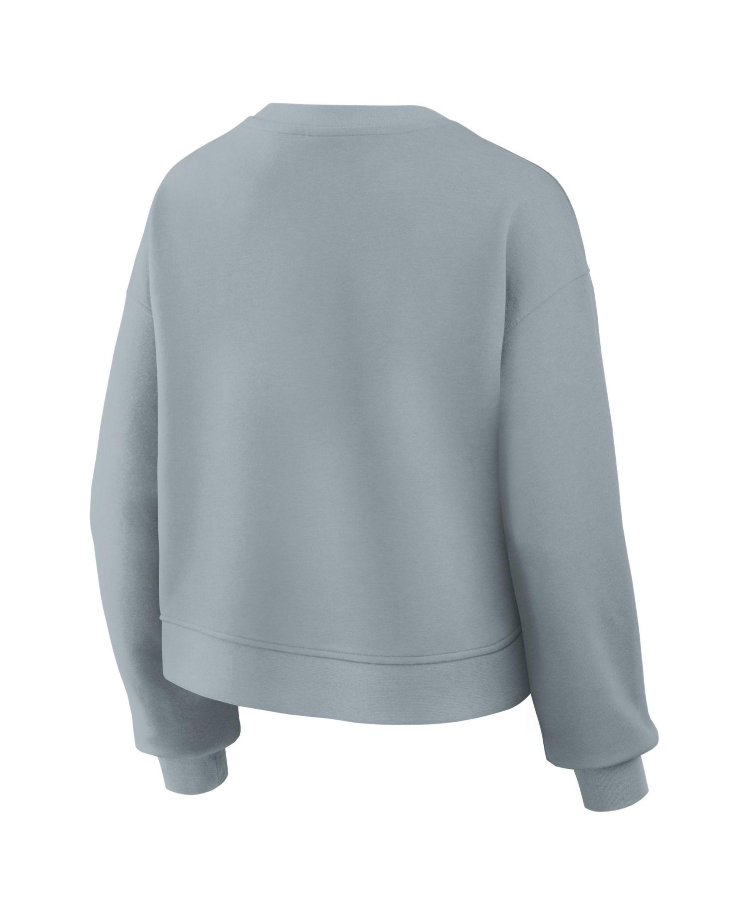 Women's Blue Philadelphia Eagles Oversized Clutch Tri-Blend Sweatshirt