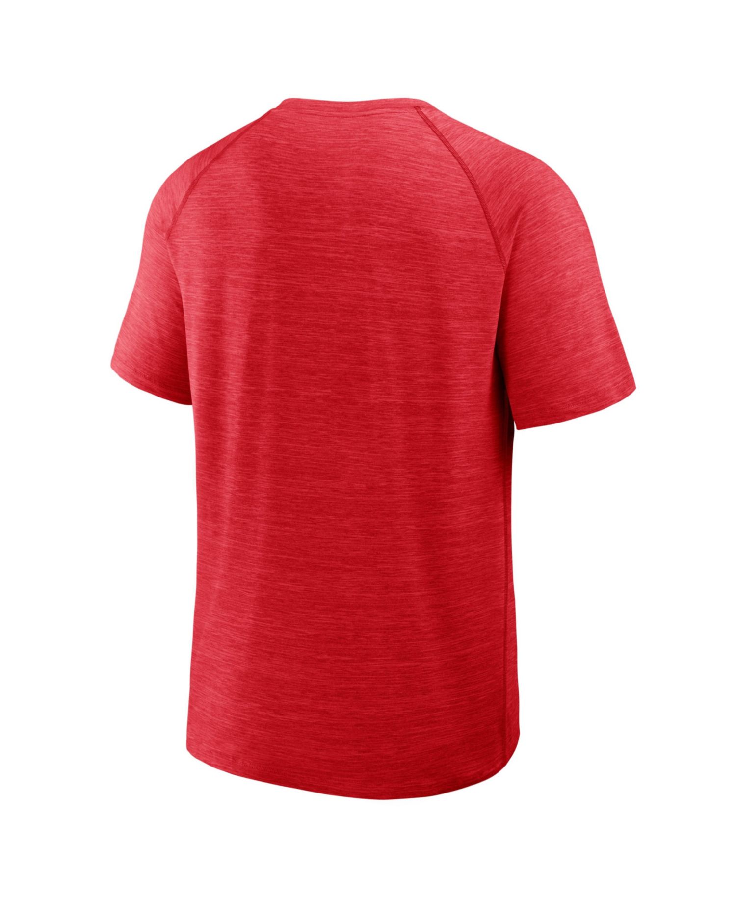 Men's Heather Red Chicago Blackhawks Breakaway Clutch Raglan T-Shirt