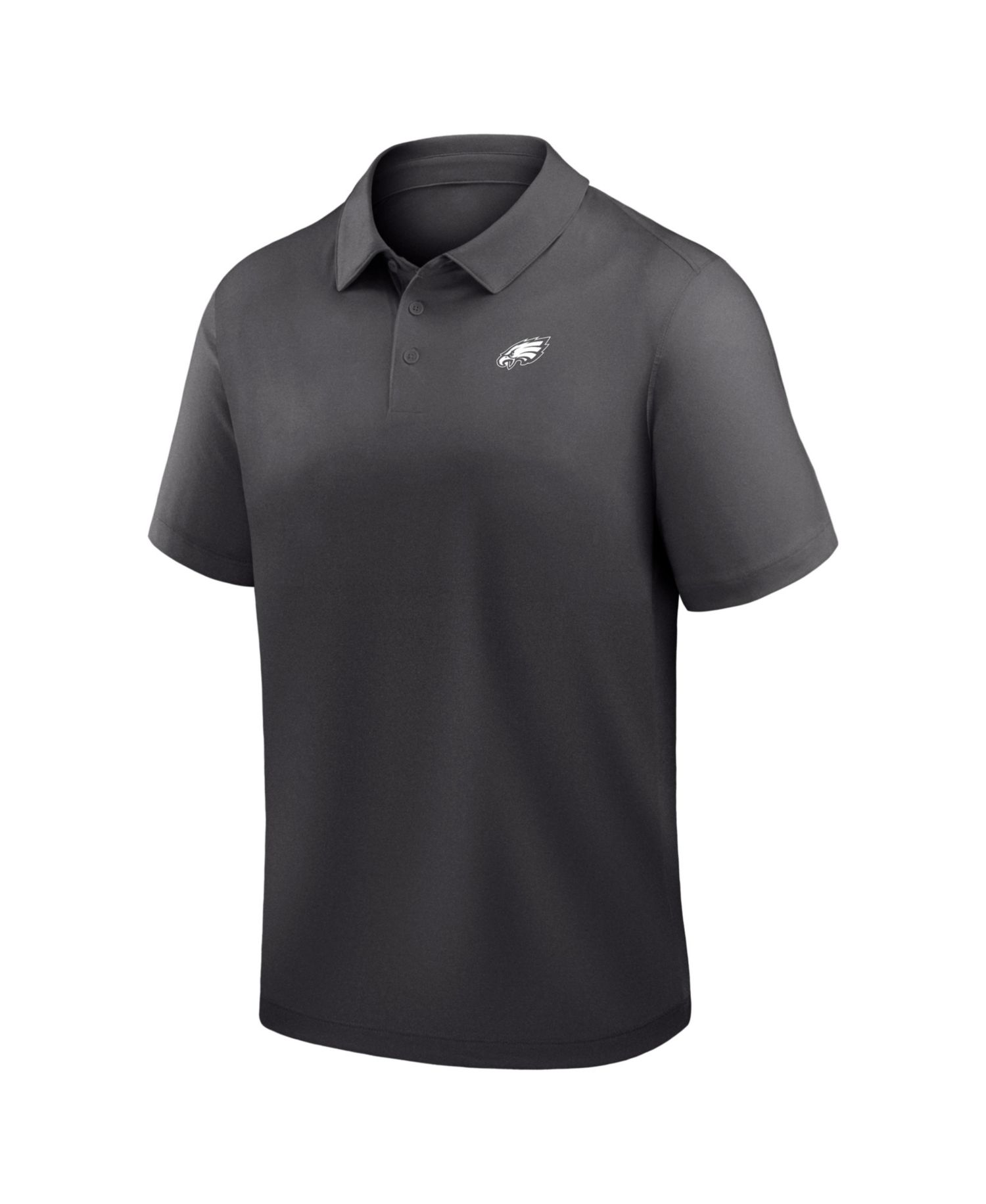 Men's Charcoal Philadelphia Eagles Clutch Polo Shirt