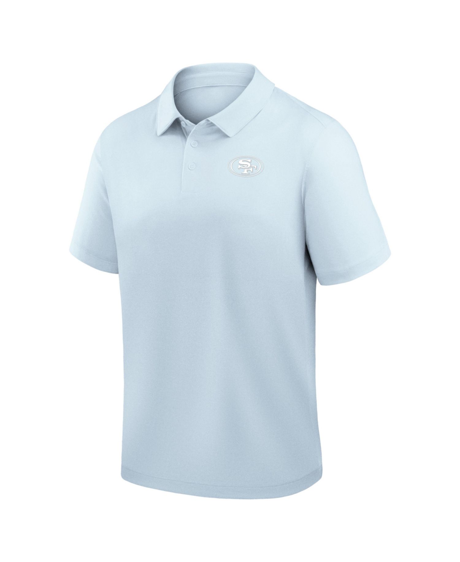 Men's Light Blue San Francisco 49ers Clutch Polo Shirt