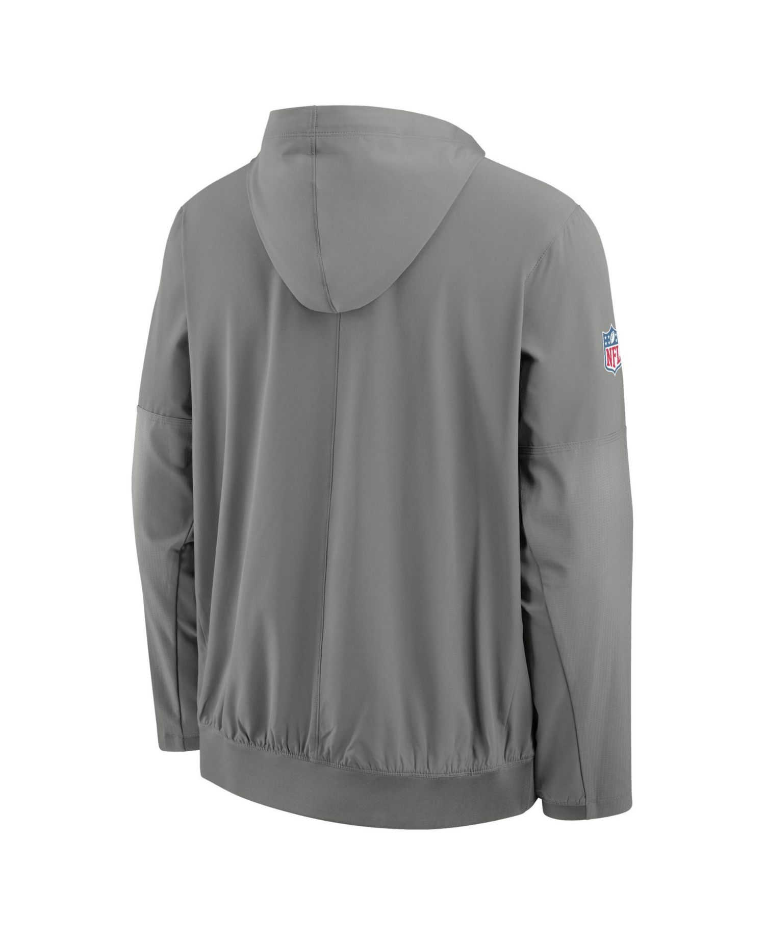 Men's Gray Buffalo Bills Sideline Broken Rules Alternate Anorak Half-Zip Hoodie