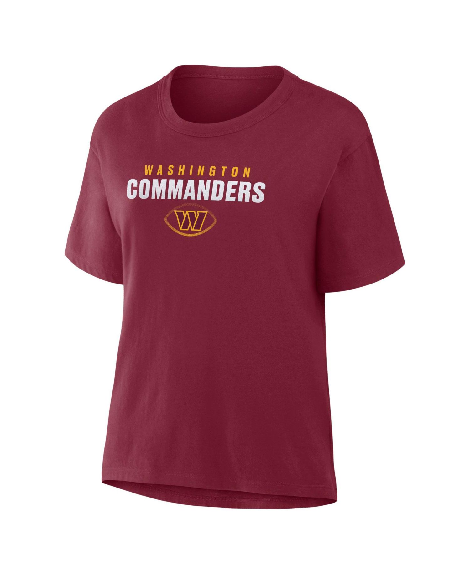 Women's Burgundy Washington Commanders Fade Legacy T-Shirt