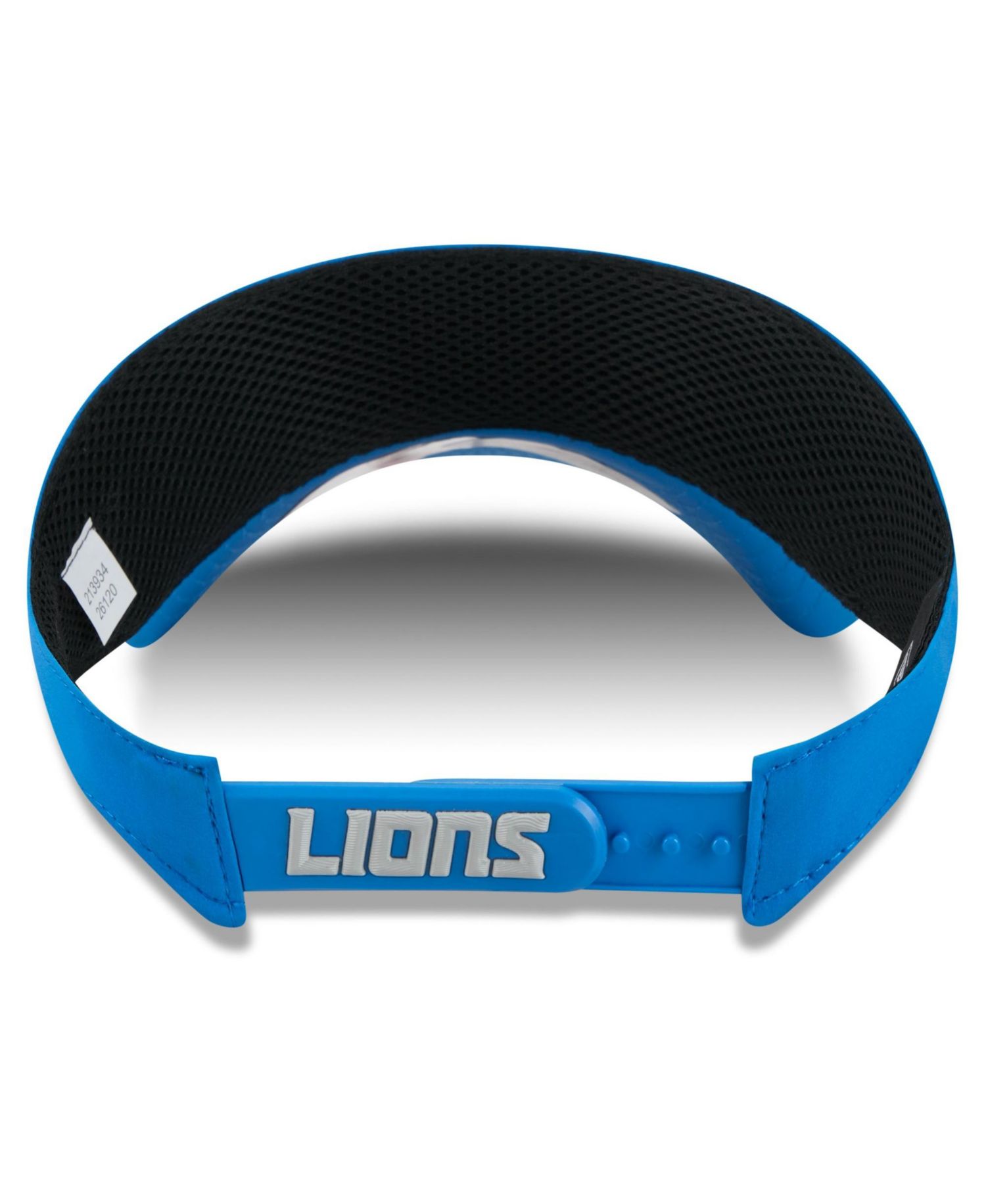 Men's Blue Detroit Lions 2026 Sideline Adjustable Visor Hat