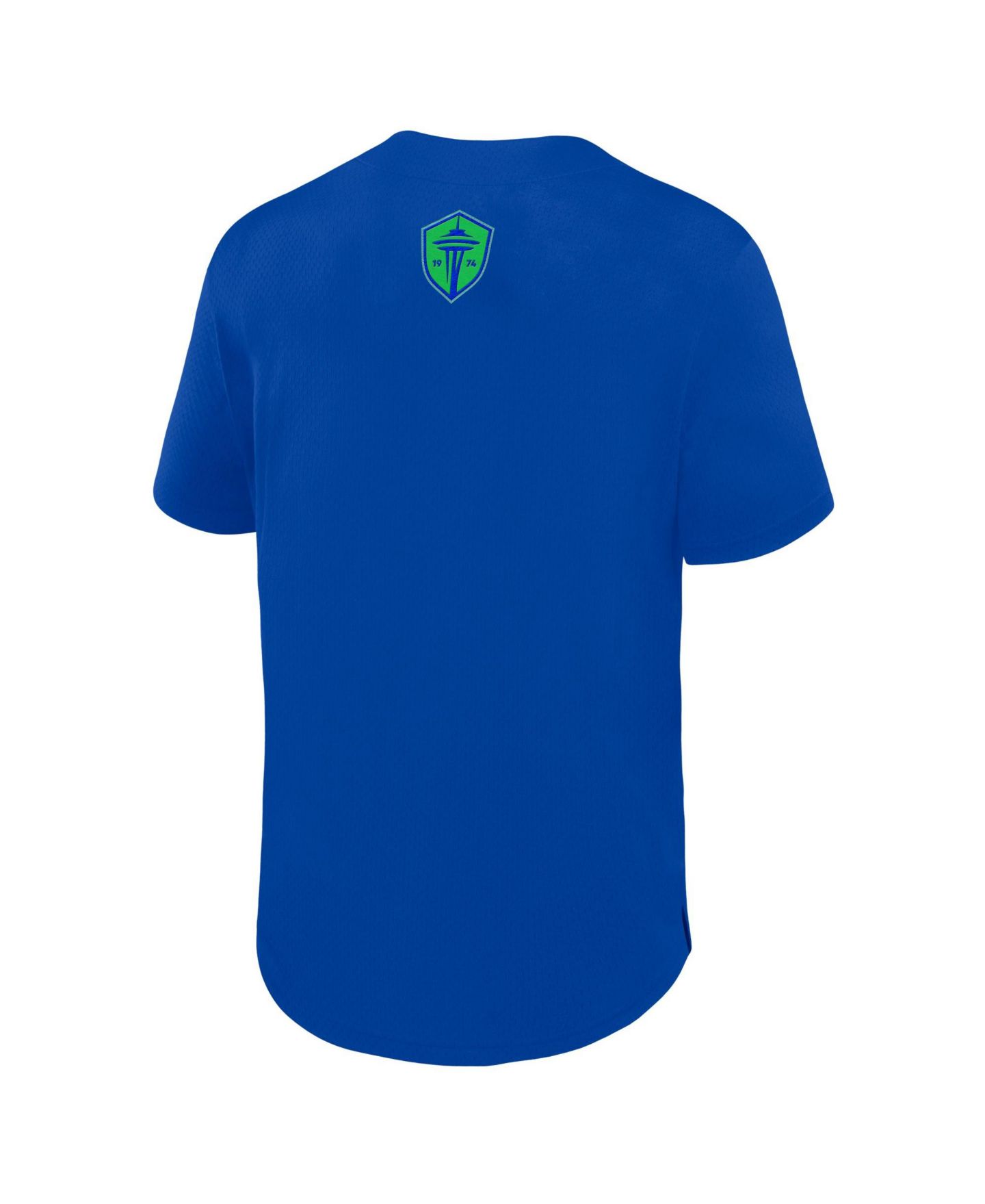 Мужской топ Fanatics Blue Seattle Sounders FC Maximum Intensity Button-Up Jersey — фото 2