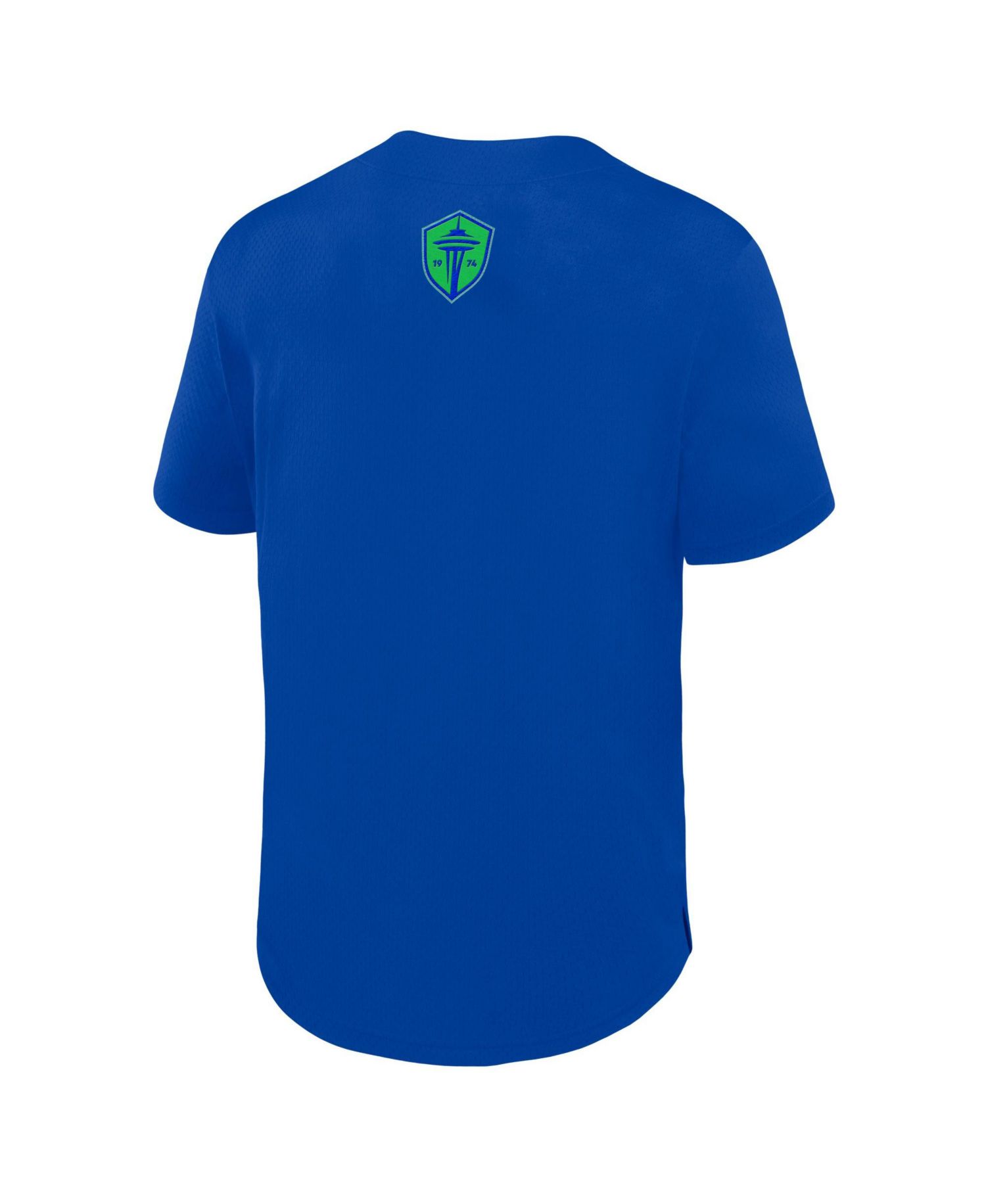 Men's Blue Seattle Sounders FC Maximum Intensity Button-Up Jersey