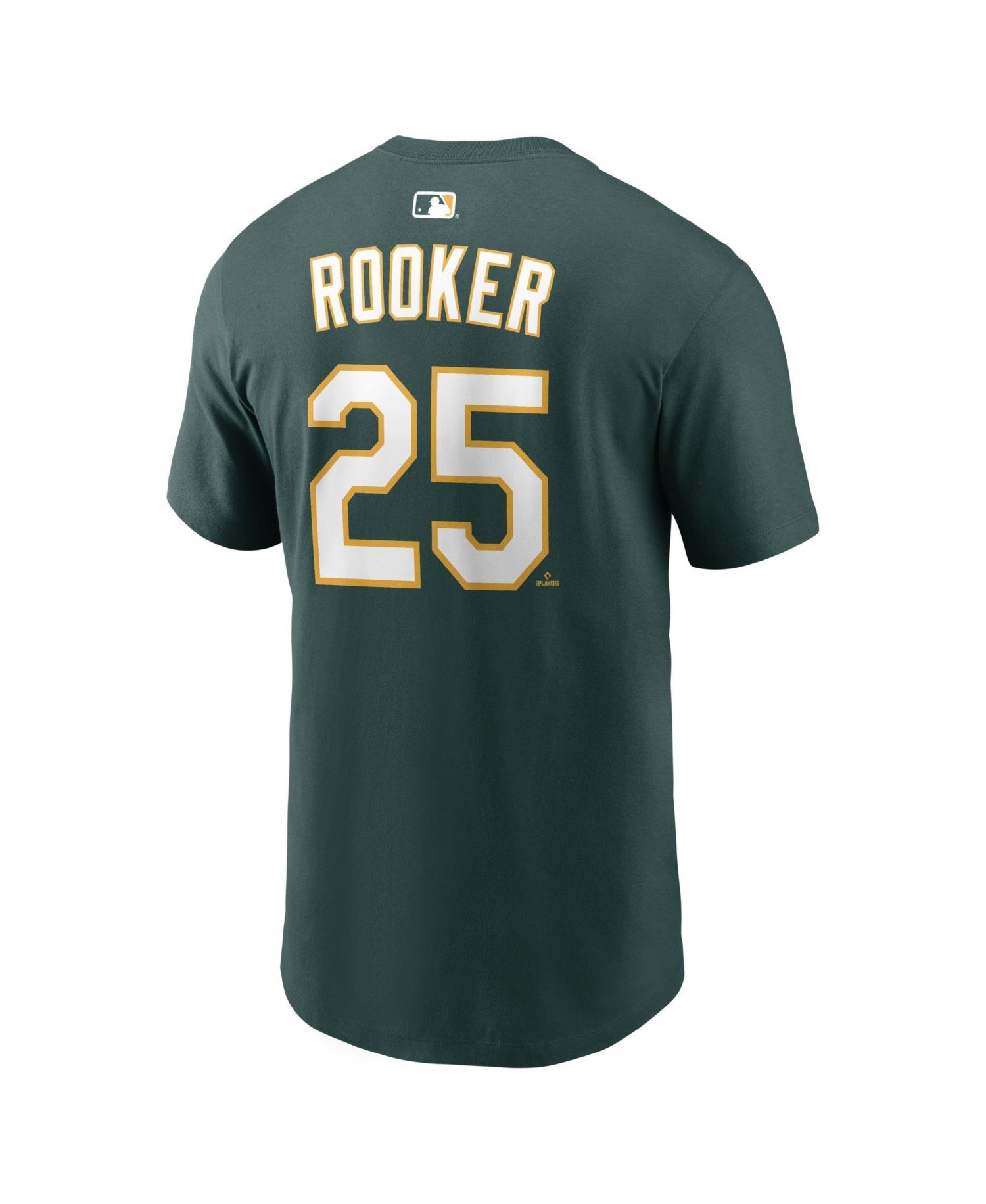 Men's Brent Rooker Green Athletics Name Number T-Shirt