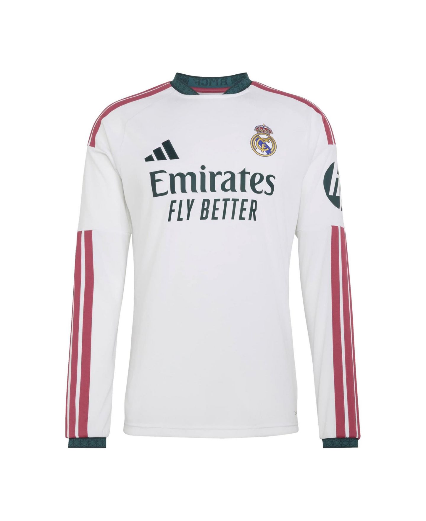 Детское джерси adidas Big Boys and Girls White Real Madrid 2026/27 Home Replica Long Sleeve Jersey — фото 4