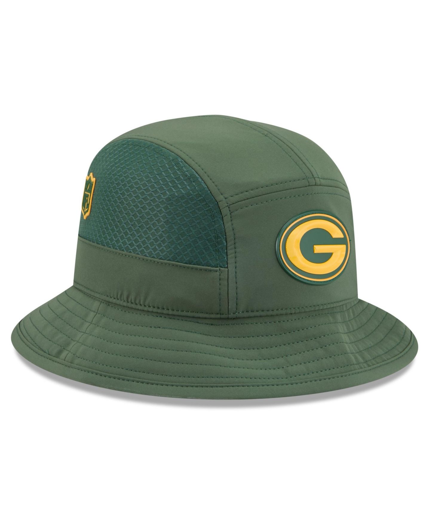 Мужская панама New Era Green Bay Packers 2026 Sideline Bucket Hat — фото 3