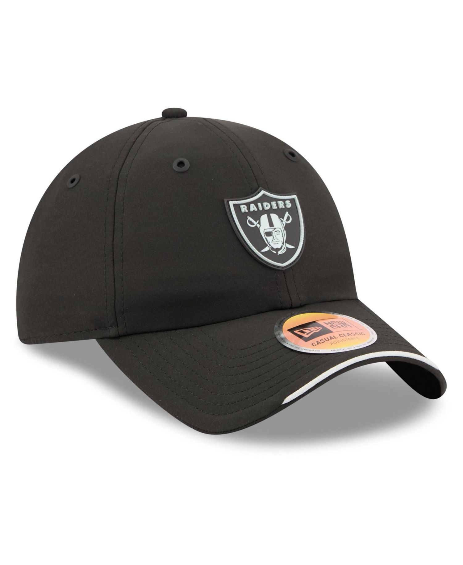 Men's Black Las Vegas Raiders 2026 Sideline Casual Classic Adjustable Hat