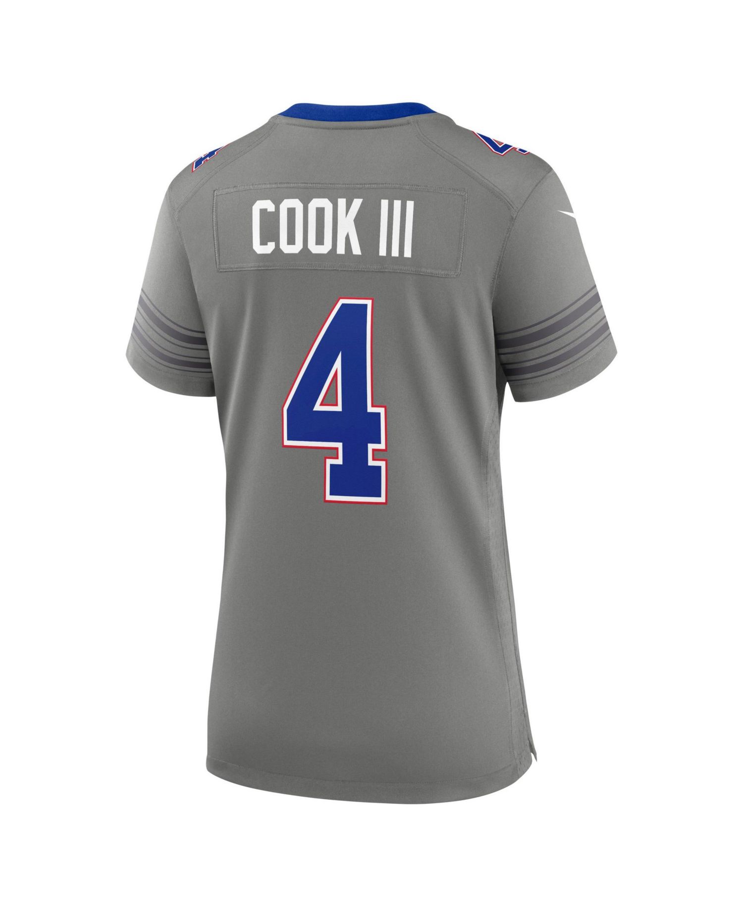 Women's James Cook III Gray Buffalo Bills Nickel City Game Jersey