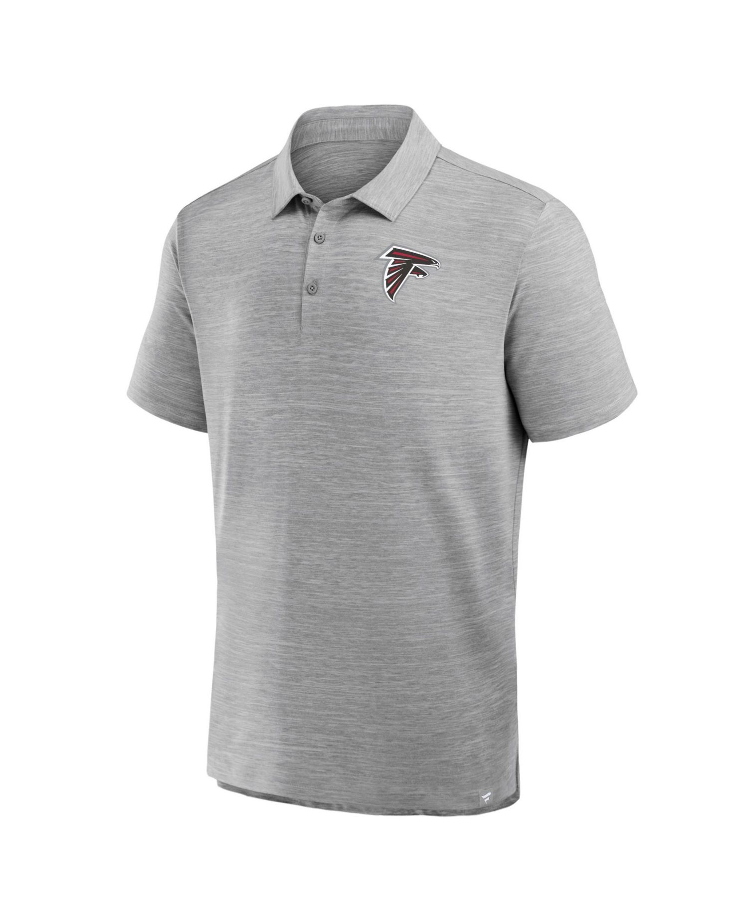 Men's Heather Gray Atlanta Falcons Clutch Polo Shirt