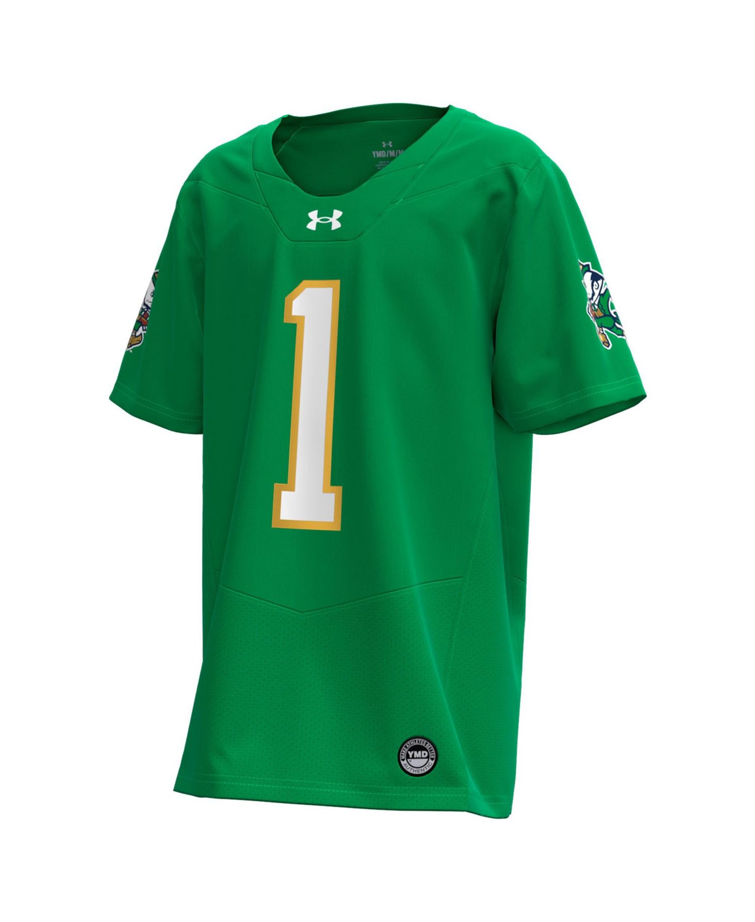 Big Boys and Girls 1 Kelly Green Notre Dame Fighting Irish Alternate Irish Wear Green Replica Football Jersey