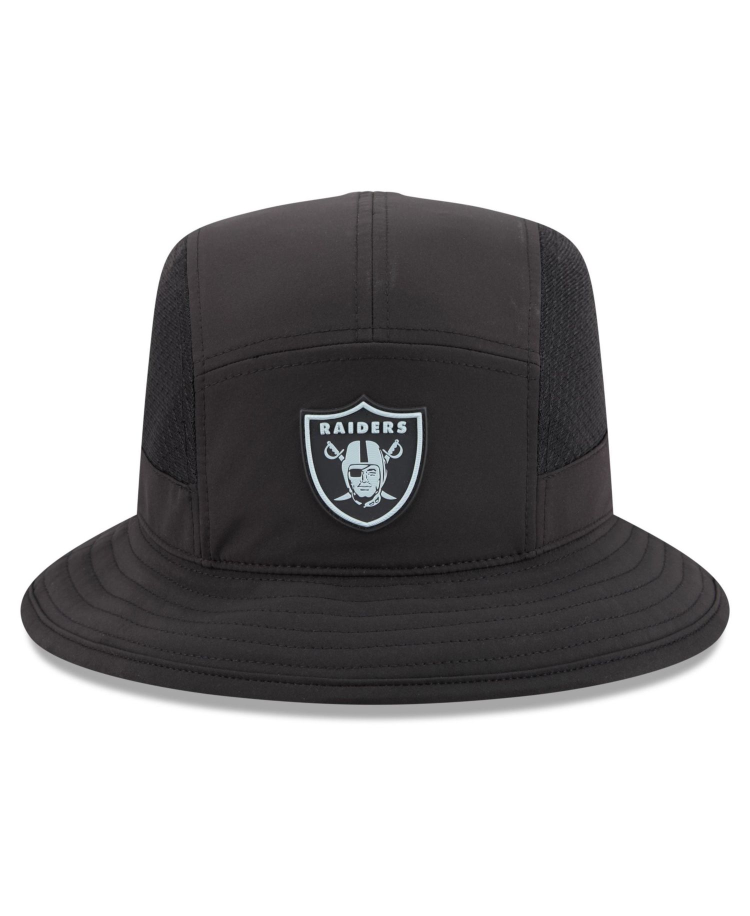 Men's Black Las Vegas Raiders 2026 Sideline Bucket Hat