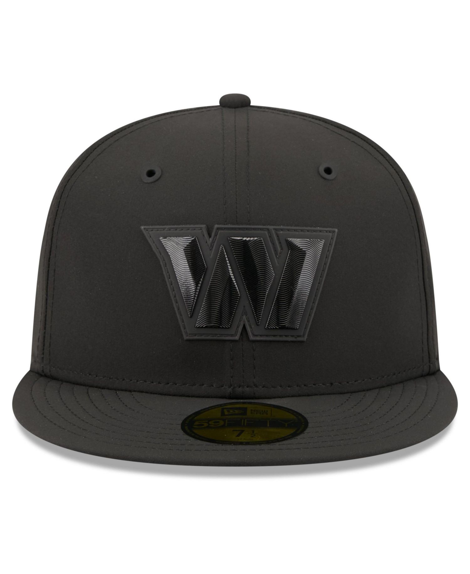 Men's Black Washington Commanders 2026 Sideline 59FIFTY Fitted Hat