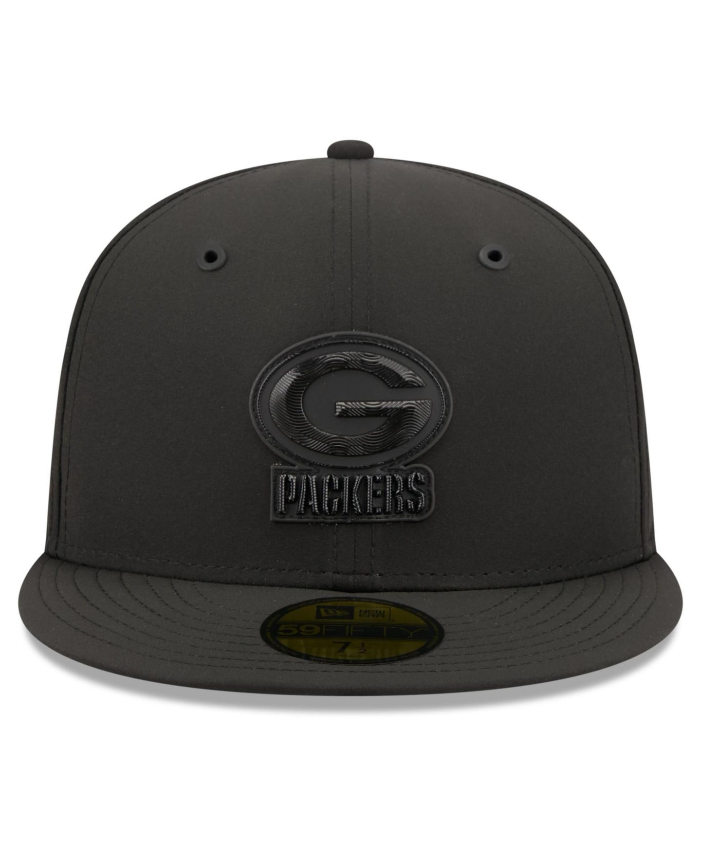 Мужская кепка New Era Black Green Bay Packers 2026 Sideline 59FIFTY Fitted Hat — фото 5