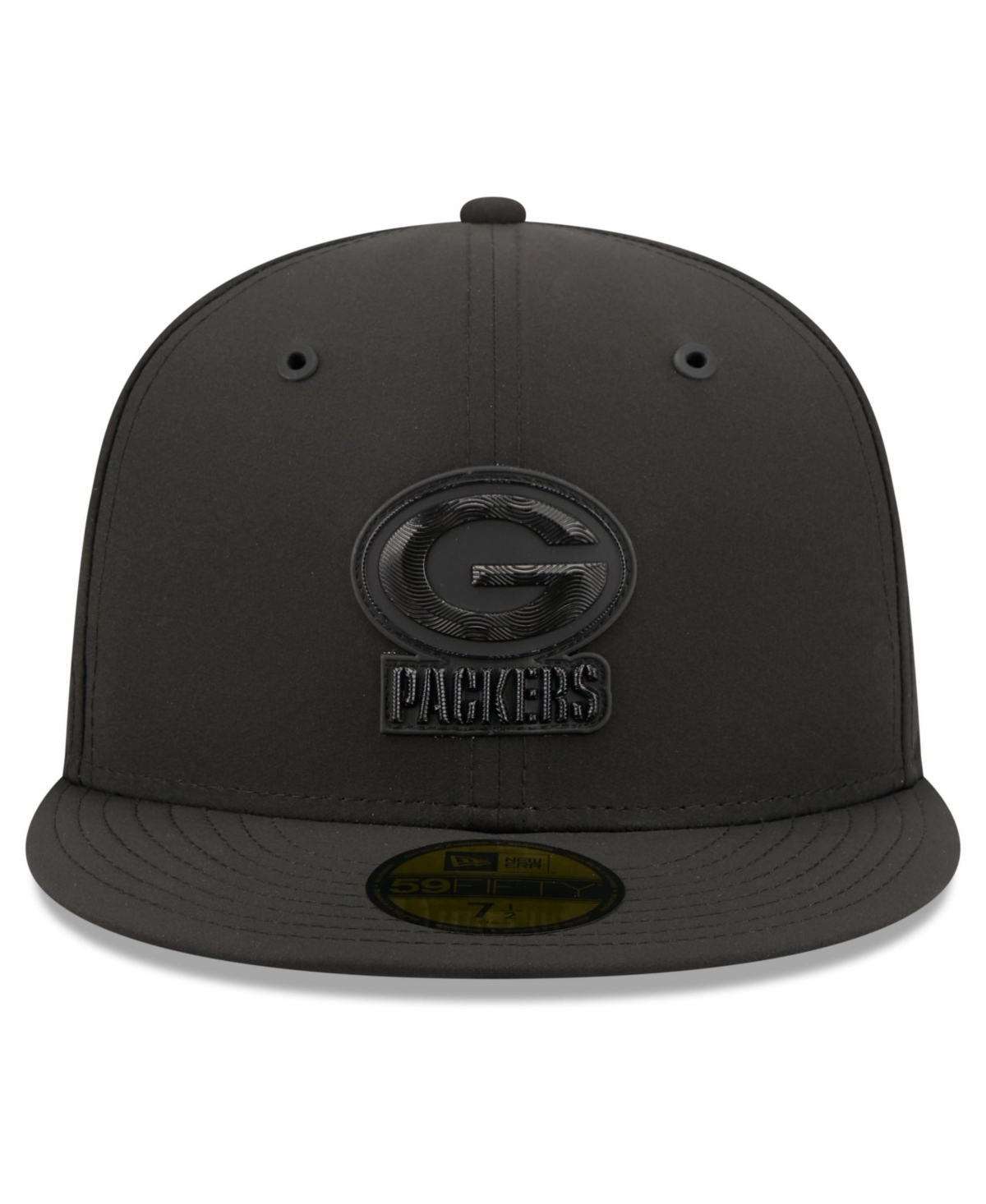 New Era Men's Black Green Bay Packers 2026 Sideline 59FIFTY Fitted Hat