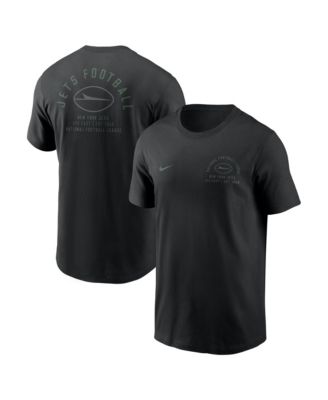 Men's Black New York Jets Split Logo T-Shirt