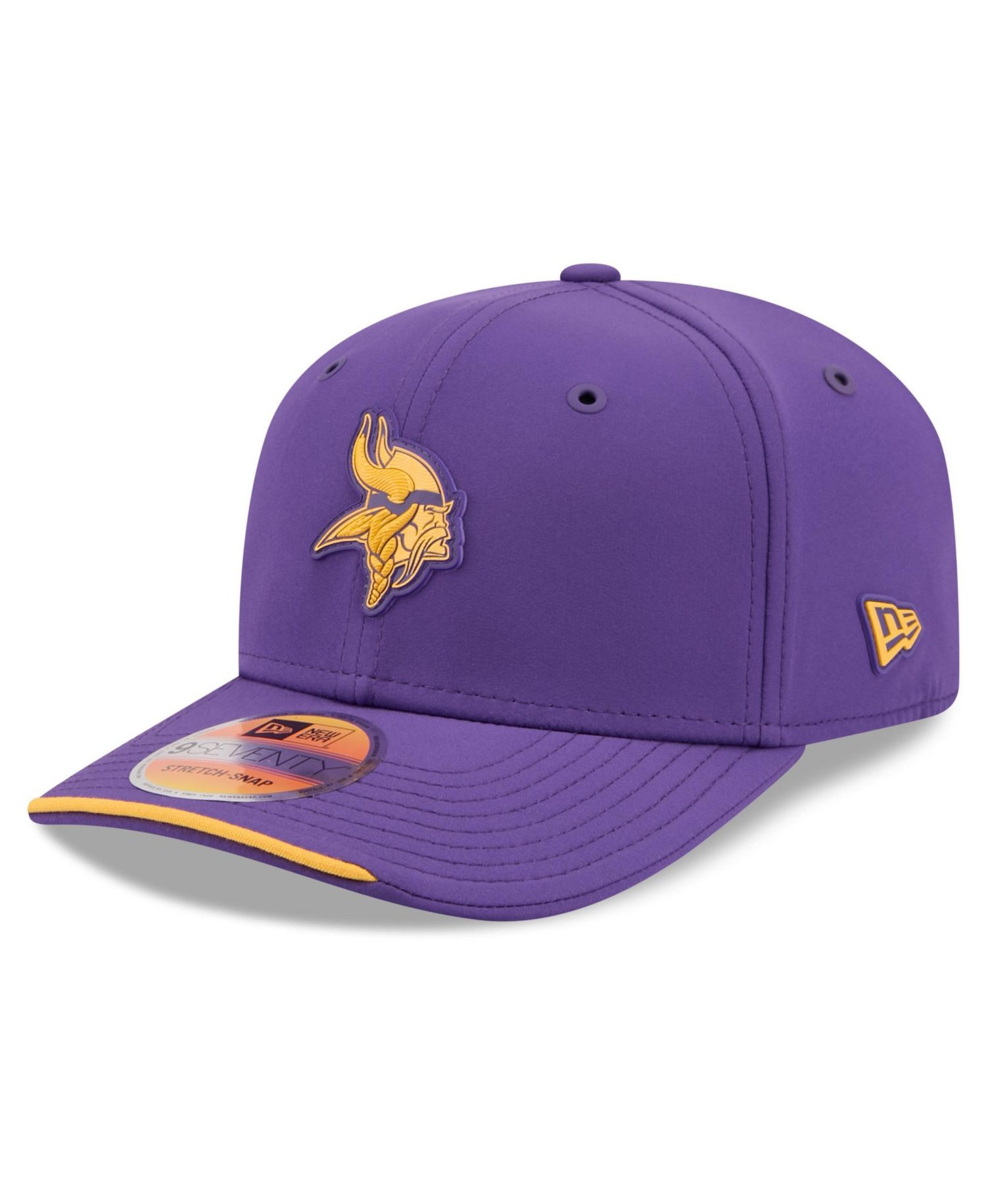 Men's Purple Minnesota Vikings 2026 Sideline 9SEVENTY Adjustable Hat