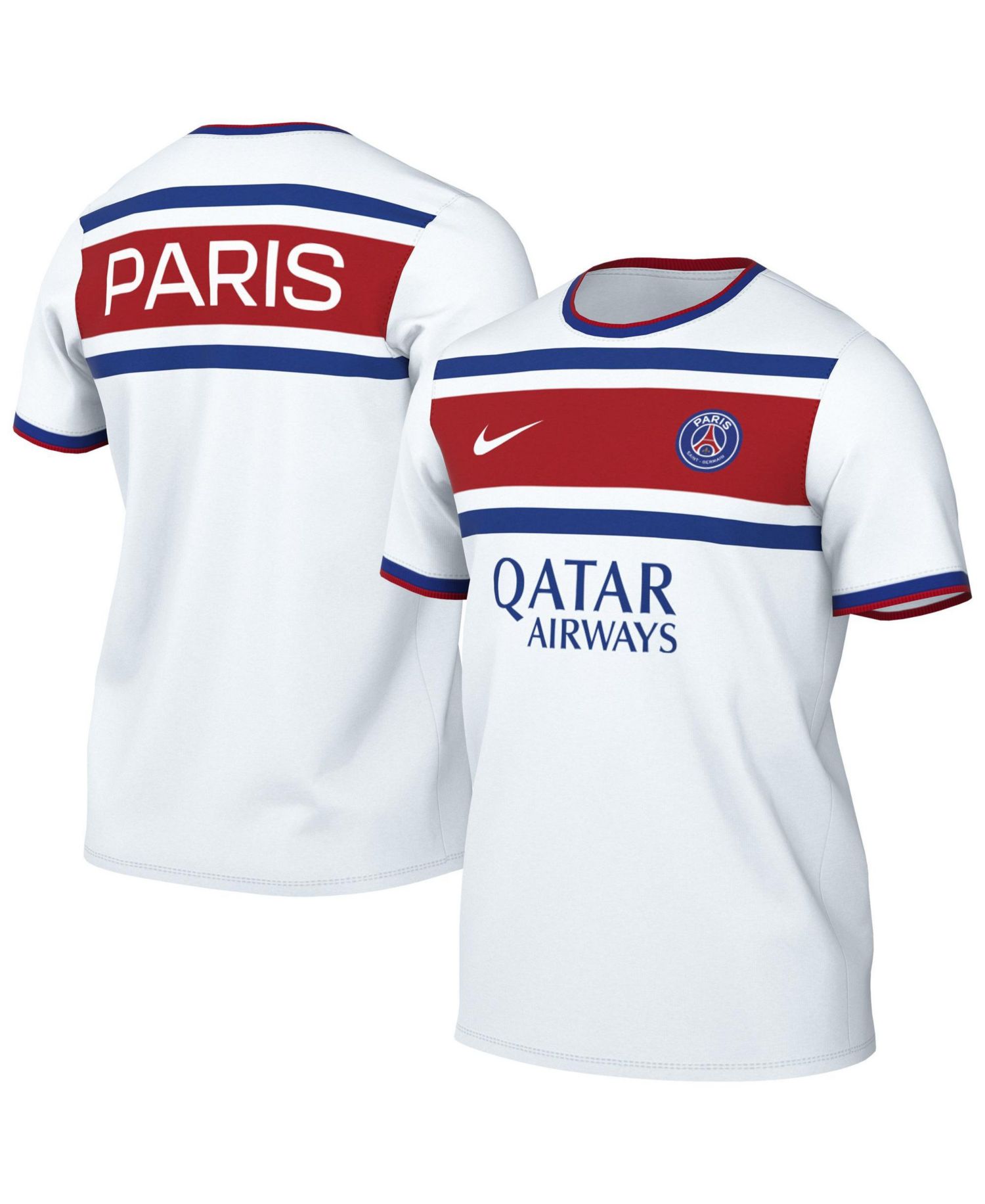 Men's White Paris Saint-Germain 2026/27 Away Pre-Match Jersey
