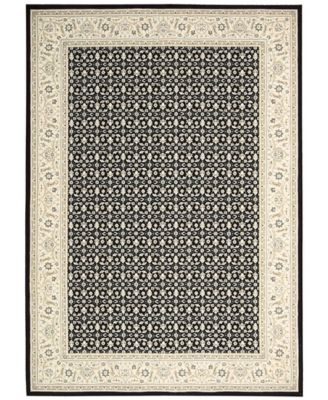Nourison Home - Persian Empire PE26 Black 7'9" x 10'10" Area Rug Black