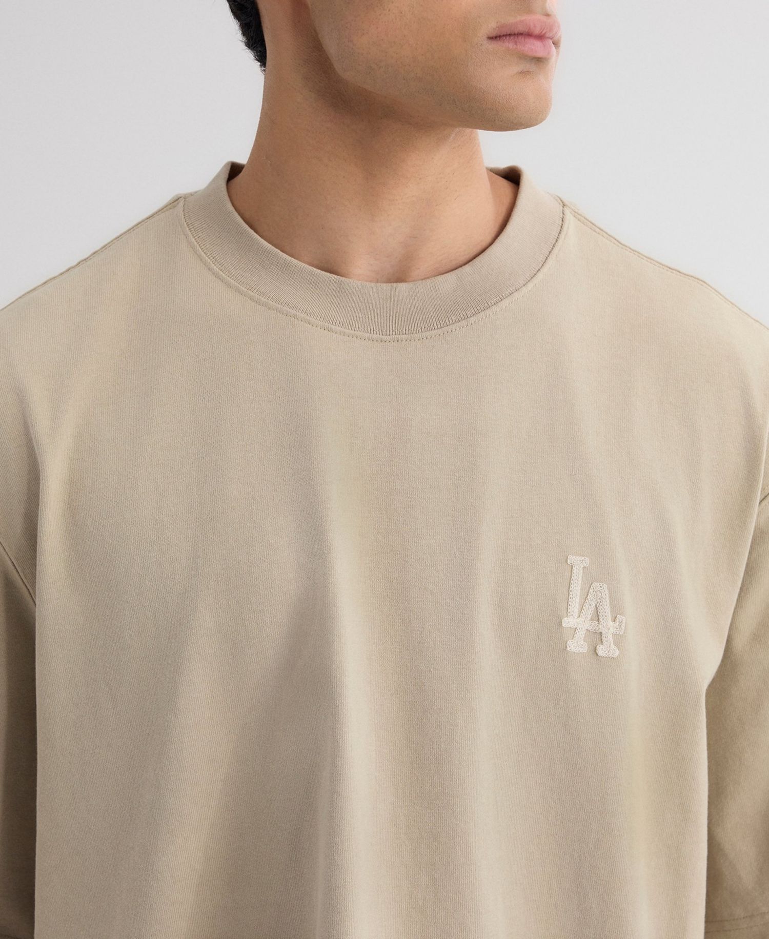 Men's Sepia Tint Los Angeles Dodgers Iconic Heavyweight T-Shirt