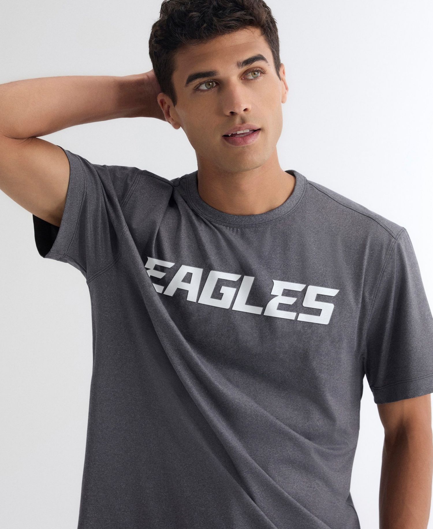 Men's Charcoal Philadelphia Eagles Clutch T-Shirt